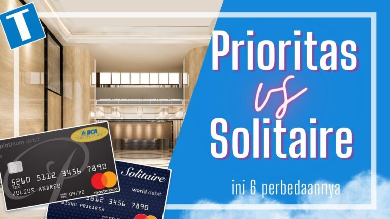 Perbedaan BCA Prioritas dan Solitaire