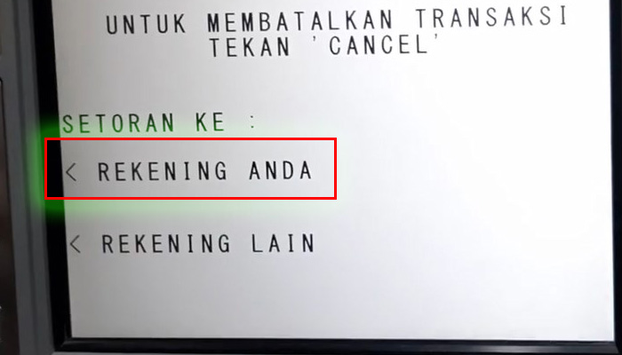 atm bca setoran tunai rekening anda