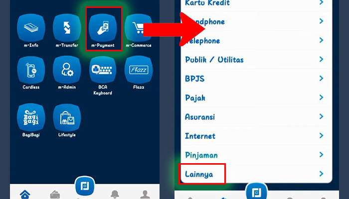 bca mobile m-payment - lainnya