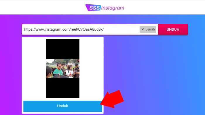 tekan lagi tombol unduh yang warna biru sss instagram