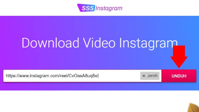 tekan tombol unduh sss instagram