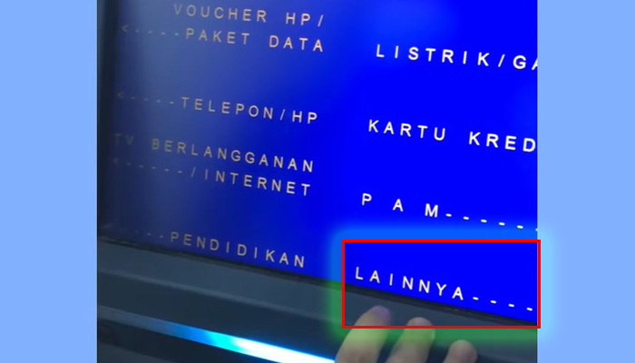 atm mandiri bayar beli lainnya