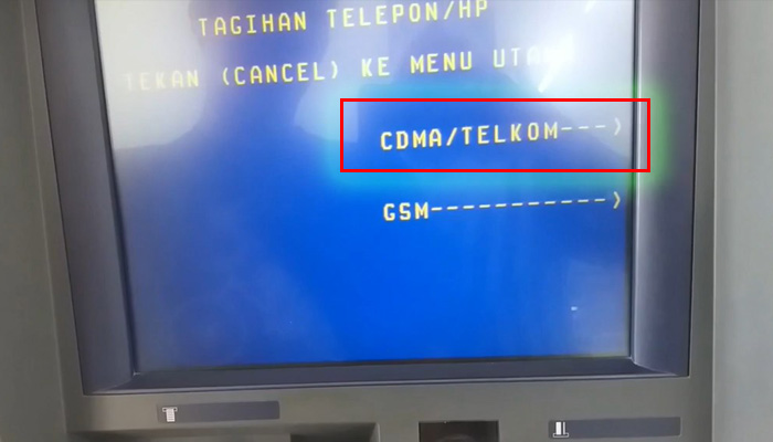 atm mandiri cdma telkom