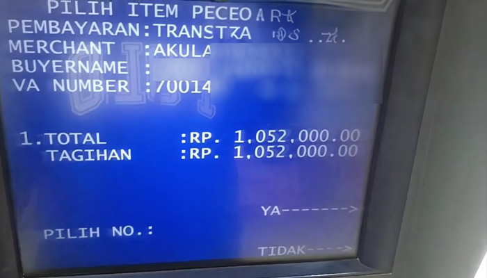 atm mandiri detail pembayaran akulaku