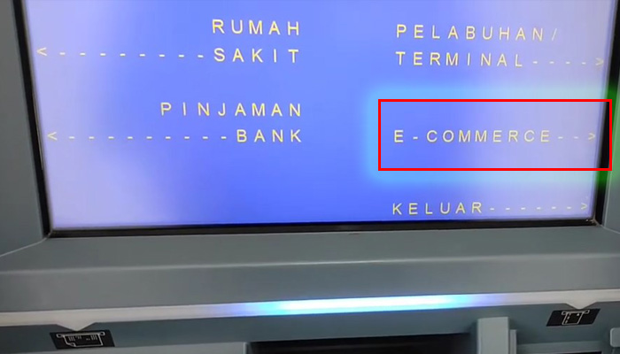 atm mandiri e-commerce