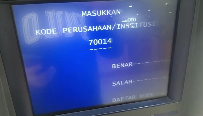 atm mandiri kode va akulaku