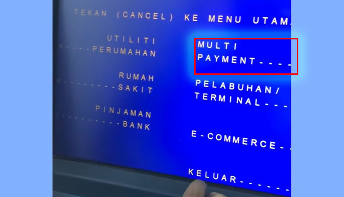 atm mandiri multi payment