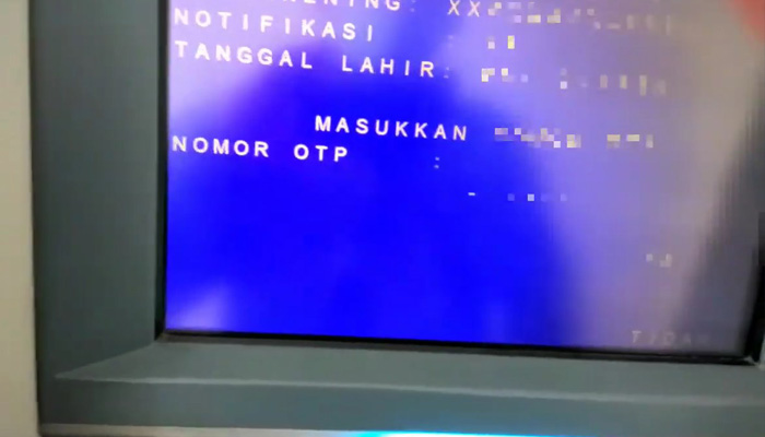 atm mandiri nomor otp