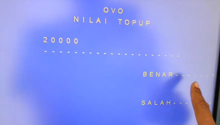 atm mandiri ovo nilai topup