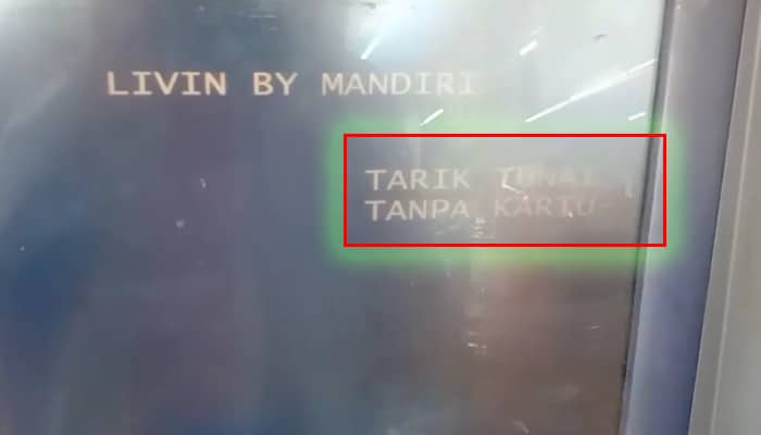 atm mandiri tarik tunai tanpa kartu