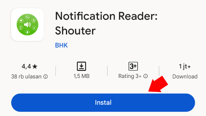 Notification Reader Shouter Cara Membuat Ringtone WA yang Sebut Nama Pengirim