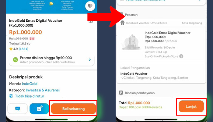 blibli beli sekarang - lanjut