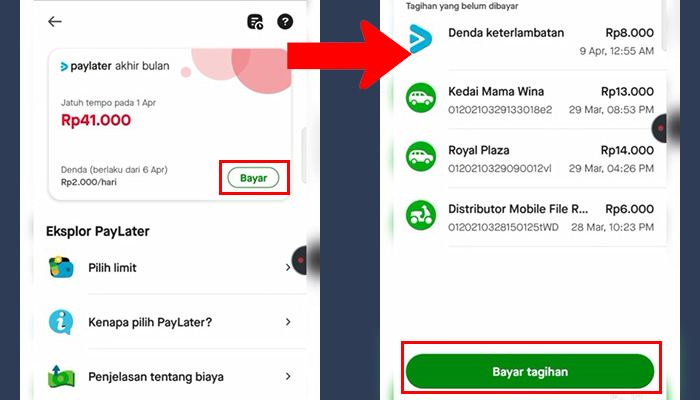 gopay bayar - bayar tagihan