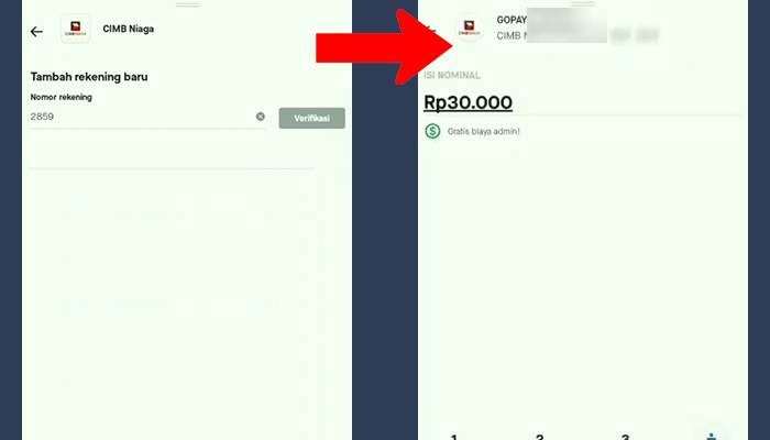 gopay transfer 2859 - nominal