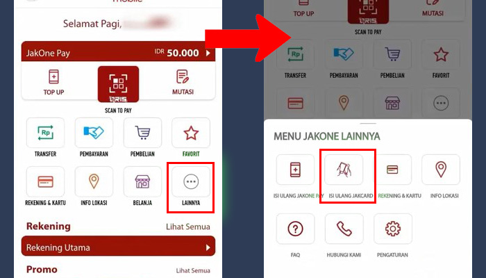 jakone mobile lainnya - isi ulang jakcard