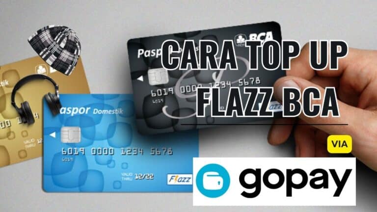 Cara Top Up Flazz BCA Via Gopay