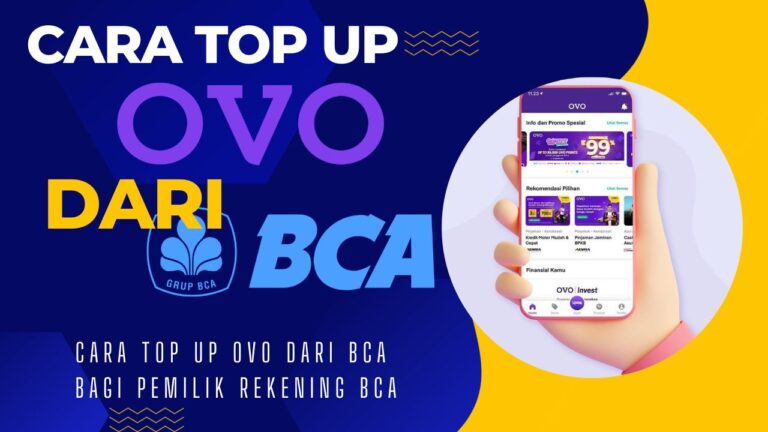 Cara Top Up OVO Dari BCA