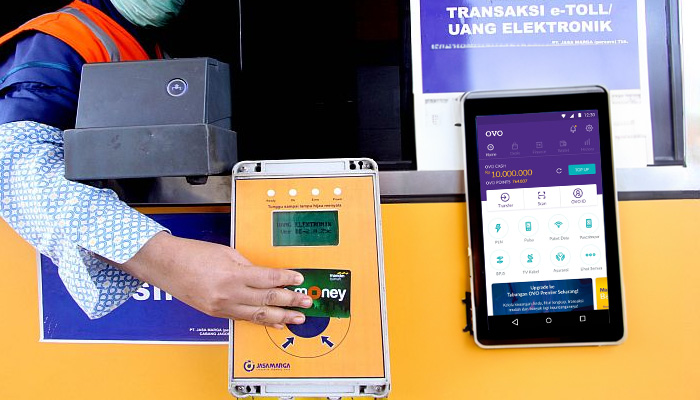 Tips Aman Bayar Tol Pakai OVO Menggunakan e-Money Mandiri