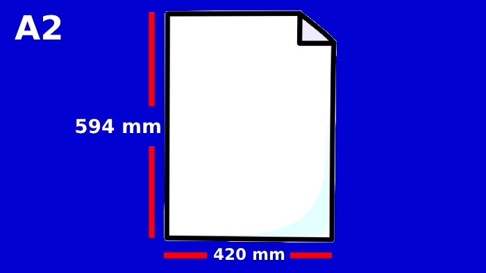 Ukuran Kertas A2 dalam mm