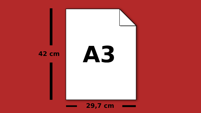 Ukuran Kertas A3 dalam cm