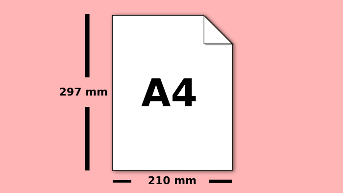 Ukuran Kertas A4 dalam mm