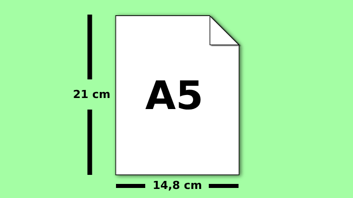 Ukuran Kertas A5 dalam cm