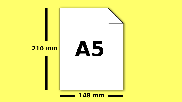 Ukuran Kertas A5 dalam mm