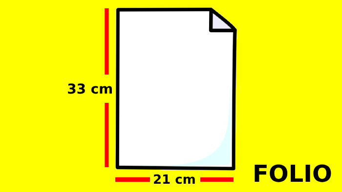 Ukuran Kertas Folio dalam cm