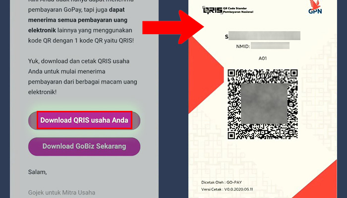 gobiz download qris usaha anda