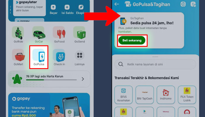 gopay gopulsa - beli sekarang