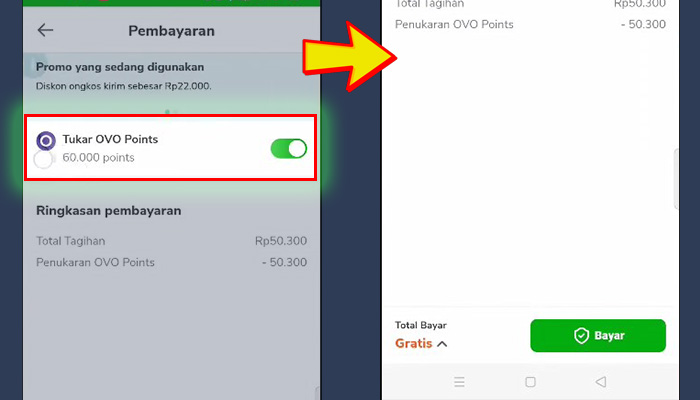 tokopedia tukar ovo points - bayar