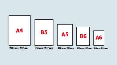 7 Ukuran Kertas B5 (mm, cm, inchi, pixel) + Setting Word, Excel dll