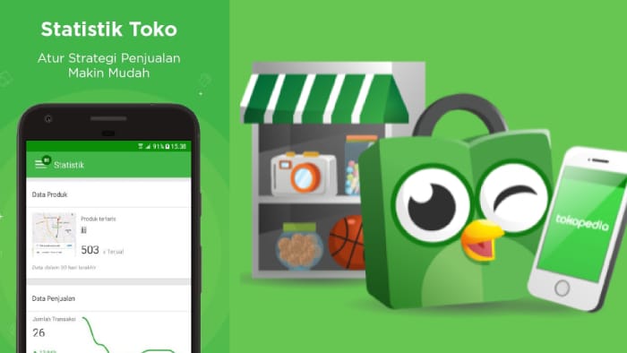 Cara Buka Toko di Tokopedia Lewat Hp