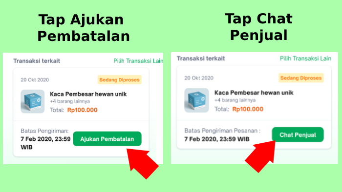 Cara Membatalkan Pesanan di Tokopedia yang Sudah Dibayar atau DiProses