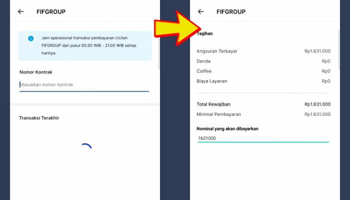 astrapay fif group nomor pelanggan - cek tagihan