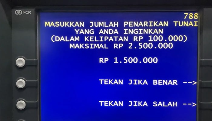 atm bri nominal uang penarikan