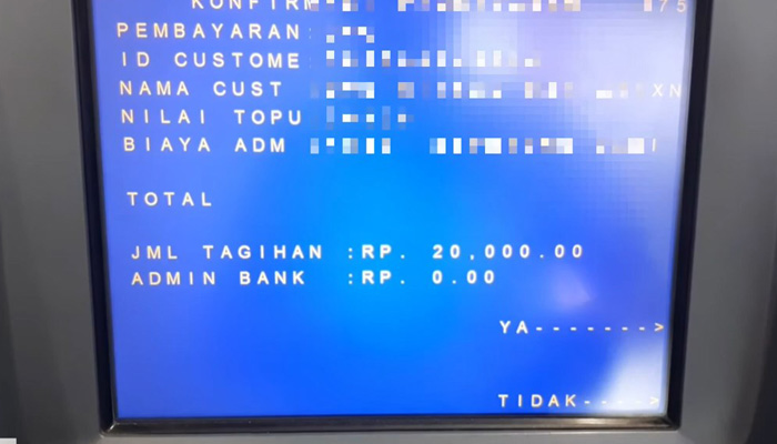 atm mandiri ovo konfirmasi pembayaran