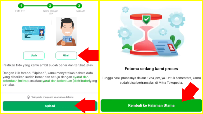 bisa ubah foto lalu upload ke mitra tokopedia