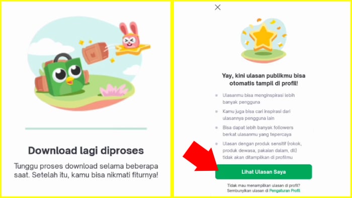 download fitur agar ulasanmu tampil ke publik tokopedia