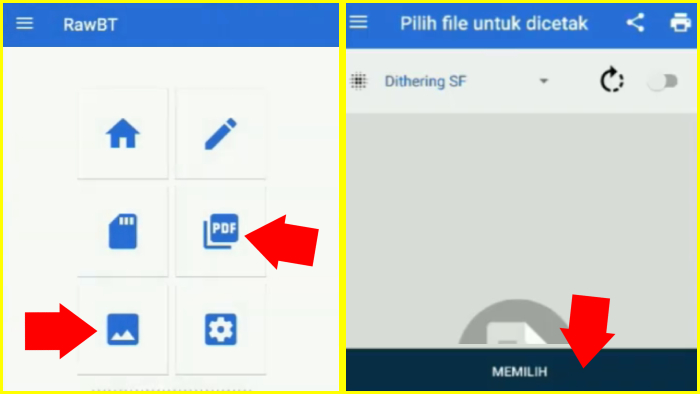 pilih salah satu pdf atau image file resi tokopedia yang kamu simpan lalu cari file nya