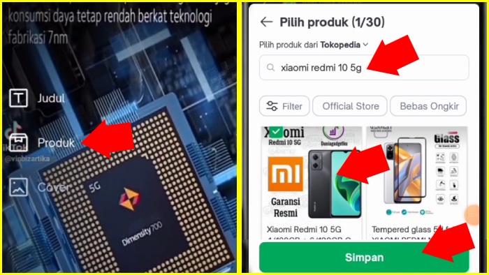 tap produk cari produk yang sesuai pilih produk untuk kamu affiliate