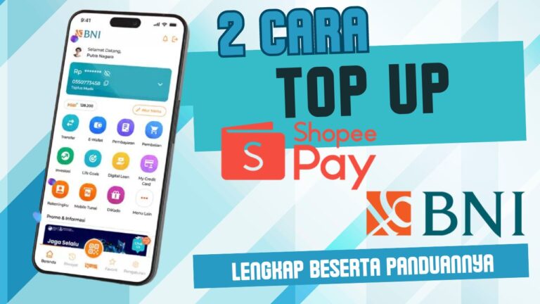 Top Up ShopeePay BNI