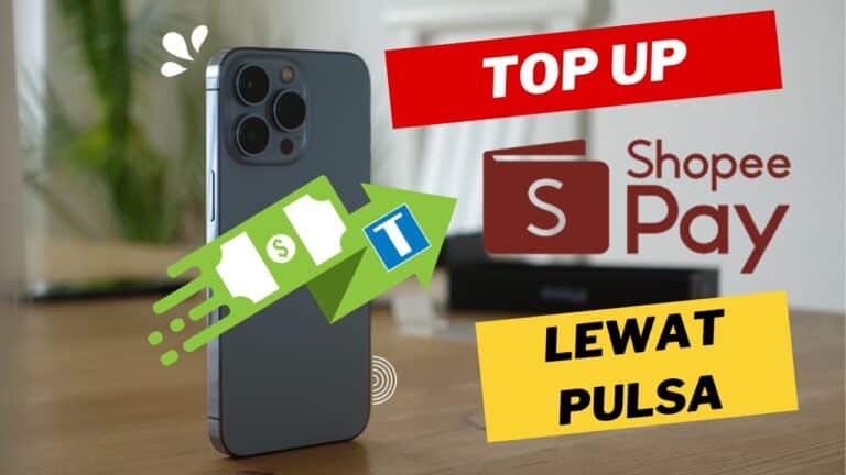 Top Up ShopeePay Lewat Pulsa