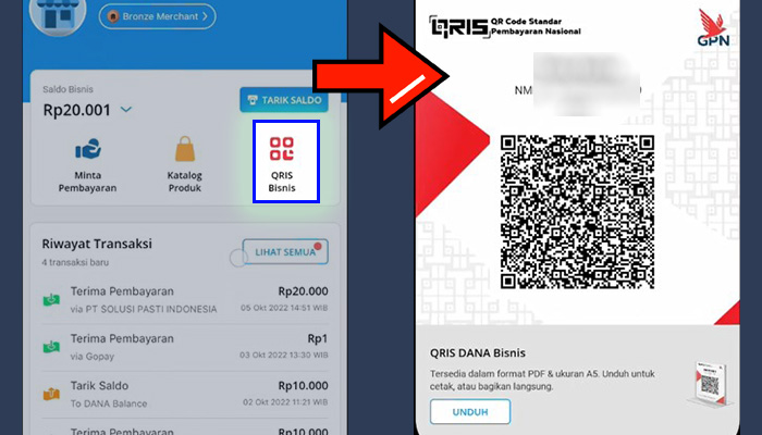 dana saya bisnis qris bisnis - QR Code