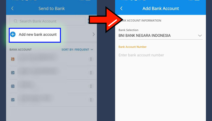 dana tambah rekening baru - bni