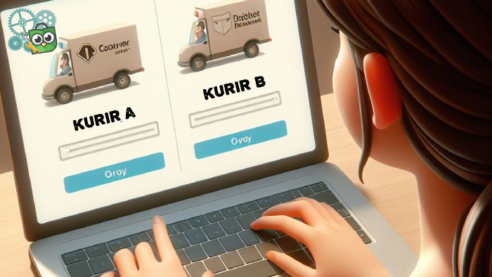 Ganti kurir Tokopedia