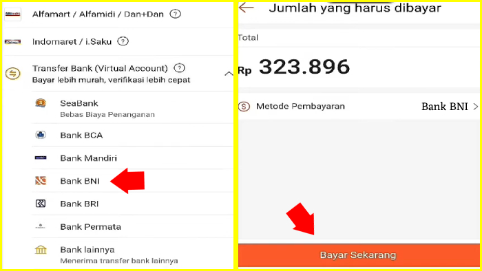 Cara Bayar Shopee Paylater Via ATM BNI