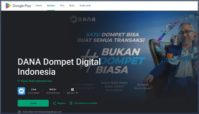 Dana Play Store