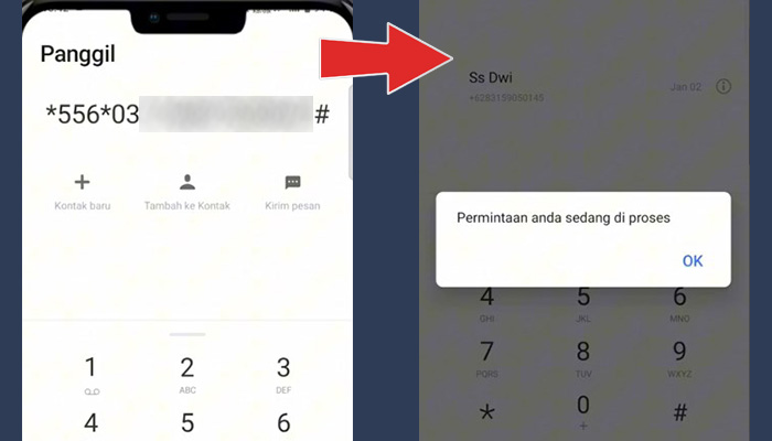 USSD 556 kode voucher indosat