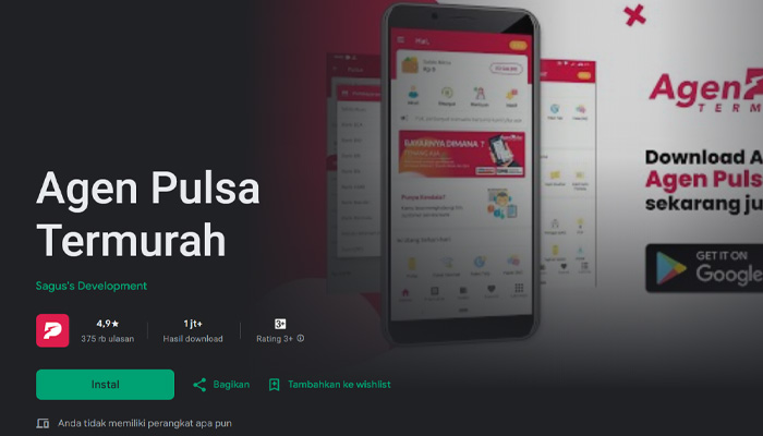 agen pulsa play store